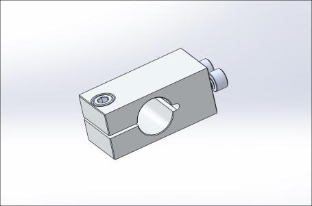 AL End Knuckle w/key for 1/2 Rod